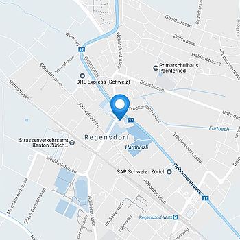 Karte zum Selfstorage Zürich Regensdorf