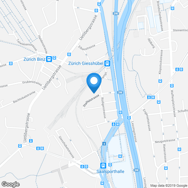 Karte zum Selfstorage Zürich Staffelstrasse