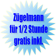 Gratis Helfer bei Befüllung ihres Selfstorage